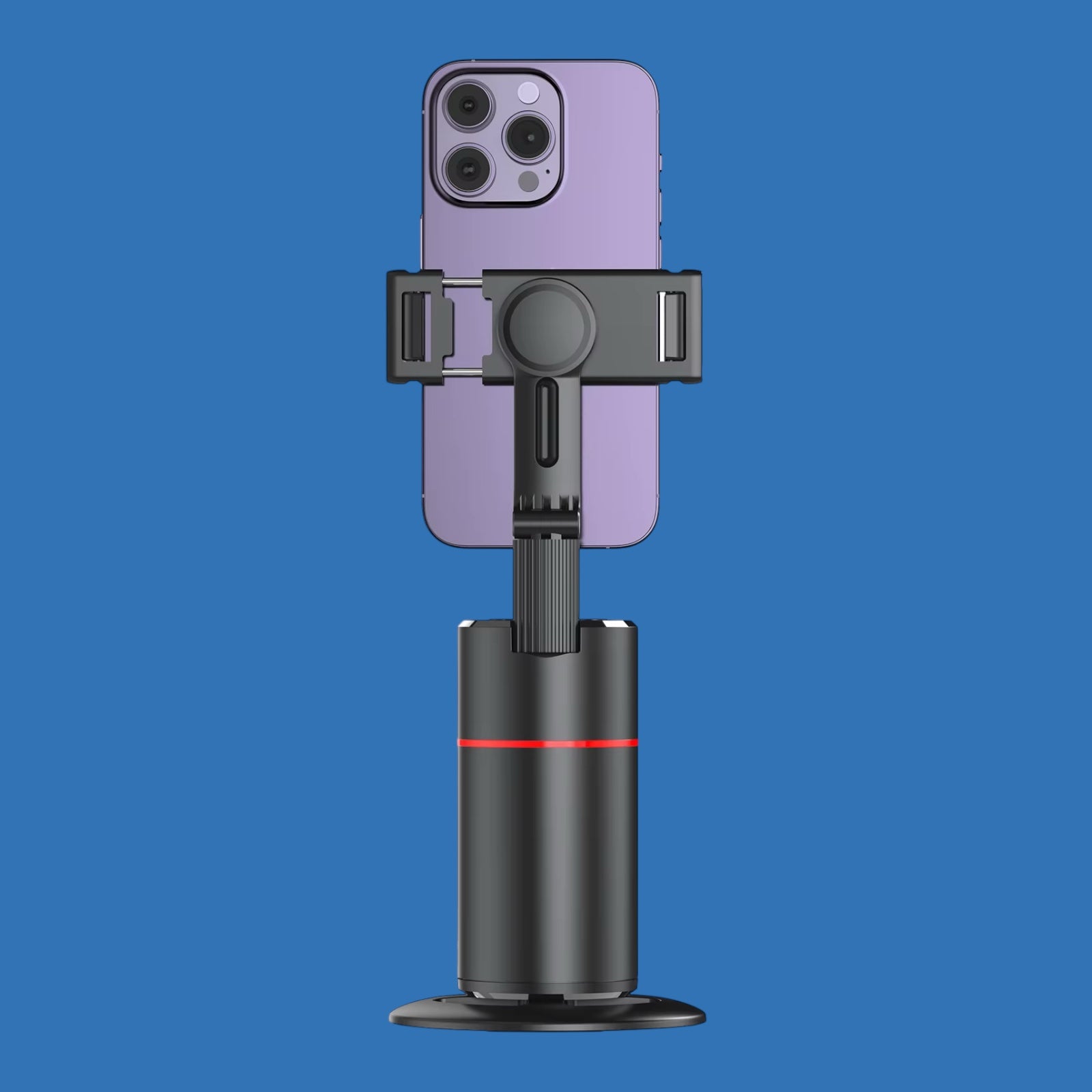 Slimme tracking-telefoonstabilisator met verwijderbaar vullicht en statief