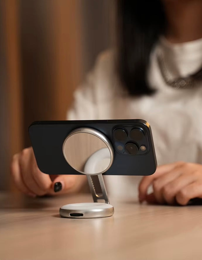 Lumière magnétique pour selfie