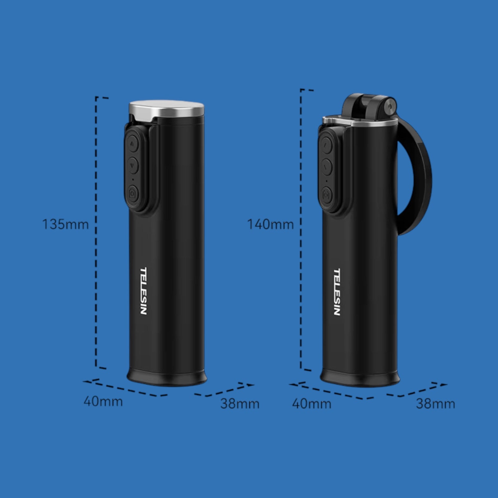 Magnetische reisselfiestick – 360° draaibare telefoonhouder