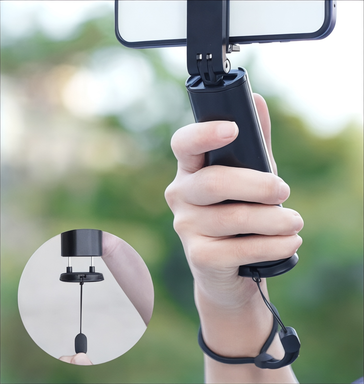 Magnetische reisselfiestick – 360° draaibare telefoonhouder