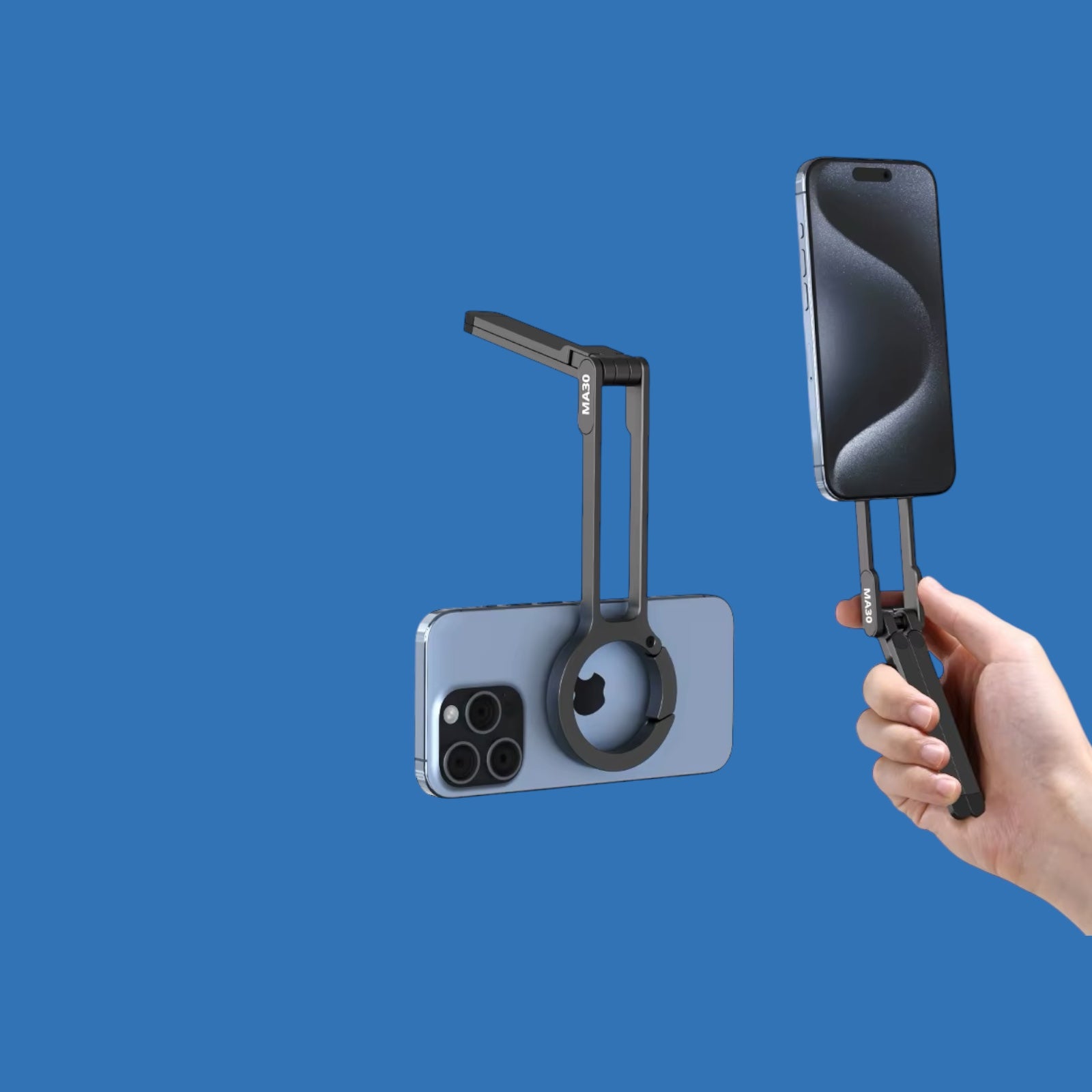Magnetische karabijnhaak statiefbevestiging
