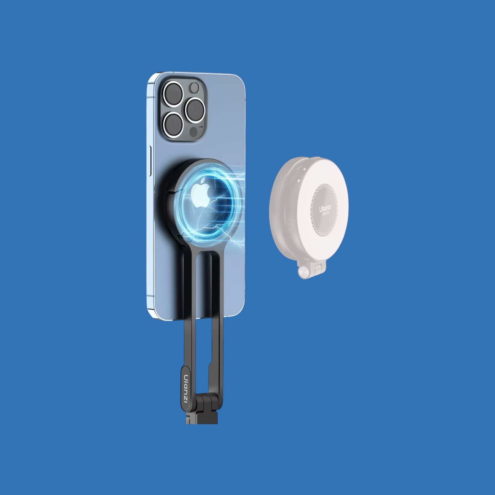 Magnetische karabijnhaak statiefbevestiging