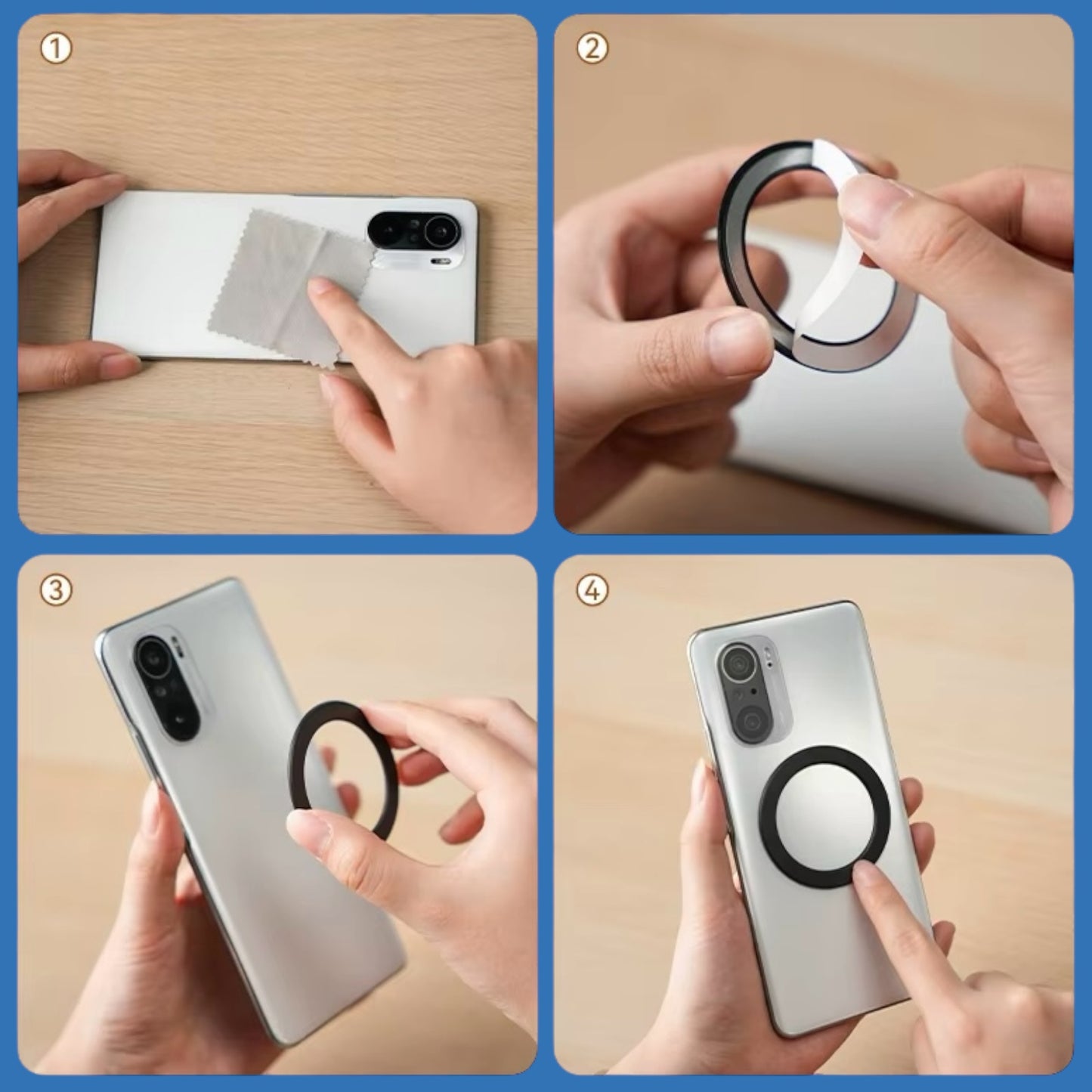 Magnetic Shower Phone Holder
