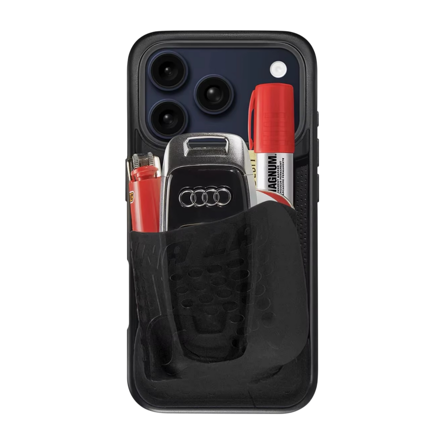 Liquid Silicone Wallet Case with Card Pocket