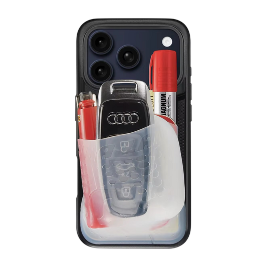 Liquid Silicone Wallet Case with Card Pocket
