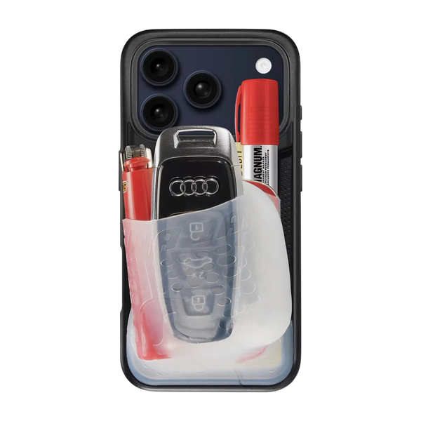 Liquid Silicone Wallet Case with Card Pocket