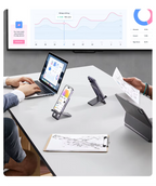 Aluminum Phone & Tablet Stand – Stylish, Durable, Ergonomic