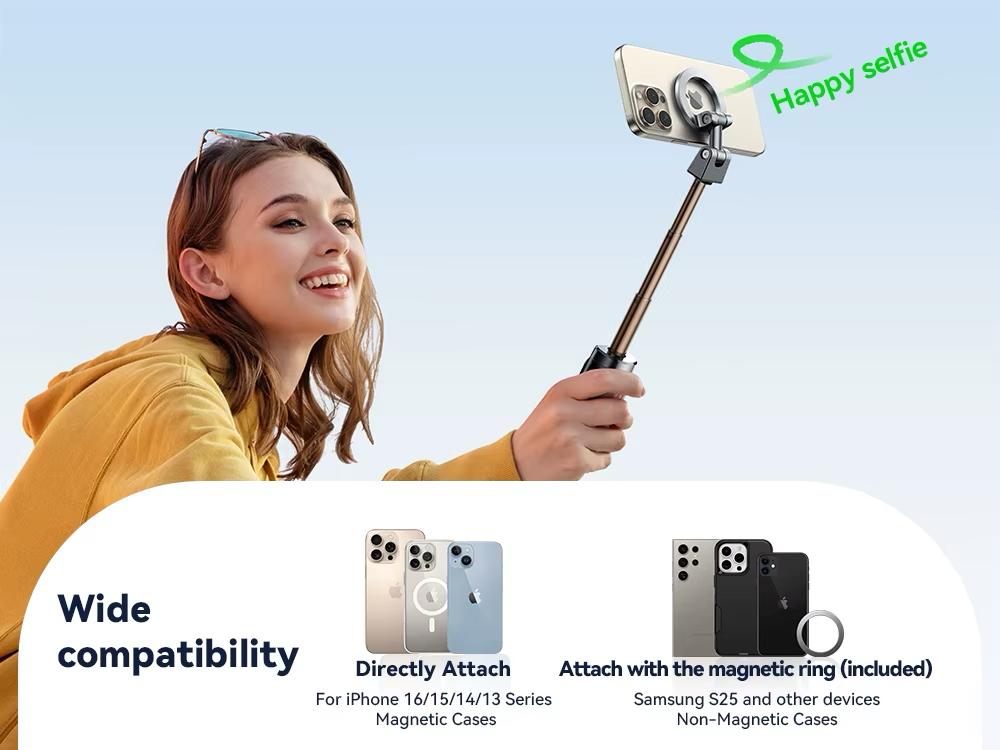 Magnetic Selfie Travel Phone Holder