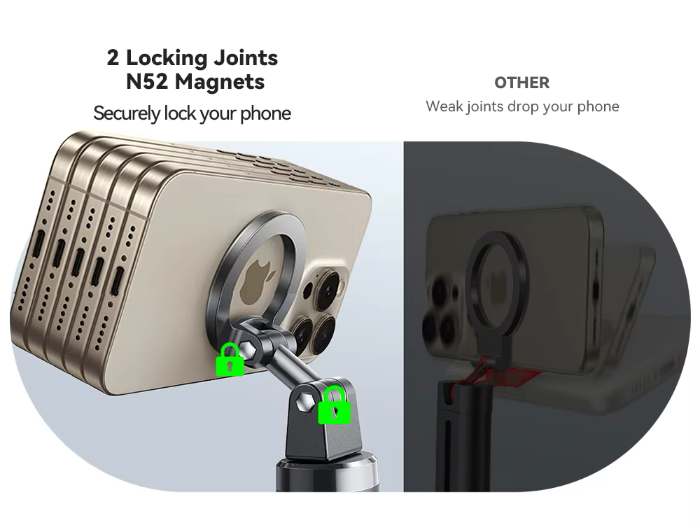 Magnetic Selfie Travel Phone Holder