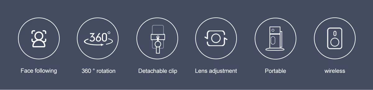Stabilisateur de téléphone intelligent avec éclairage de remplissage amovible et trépied