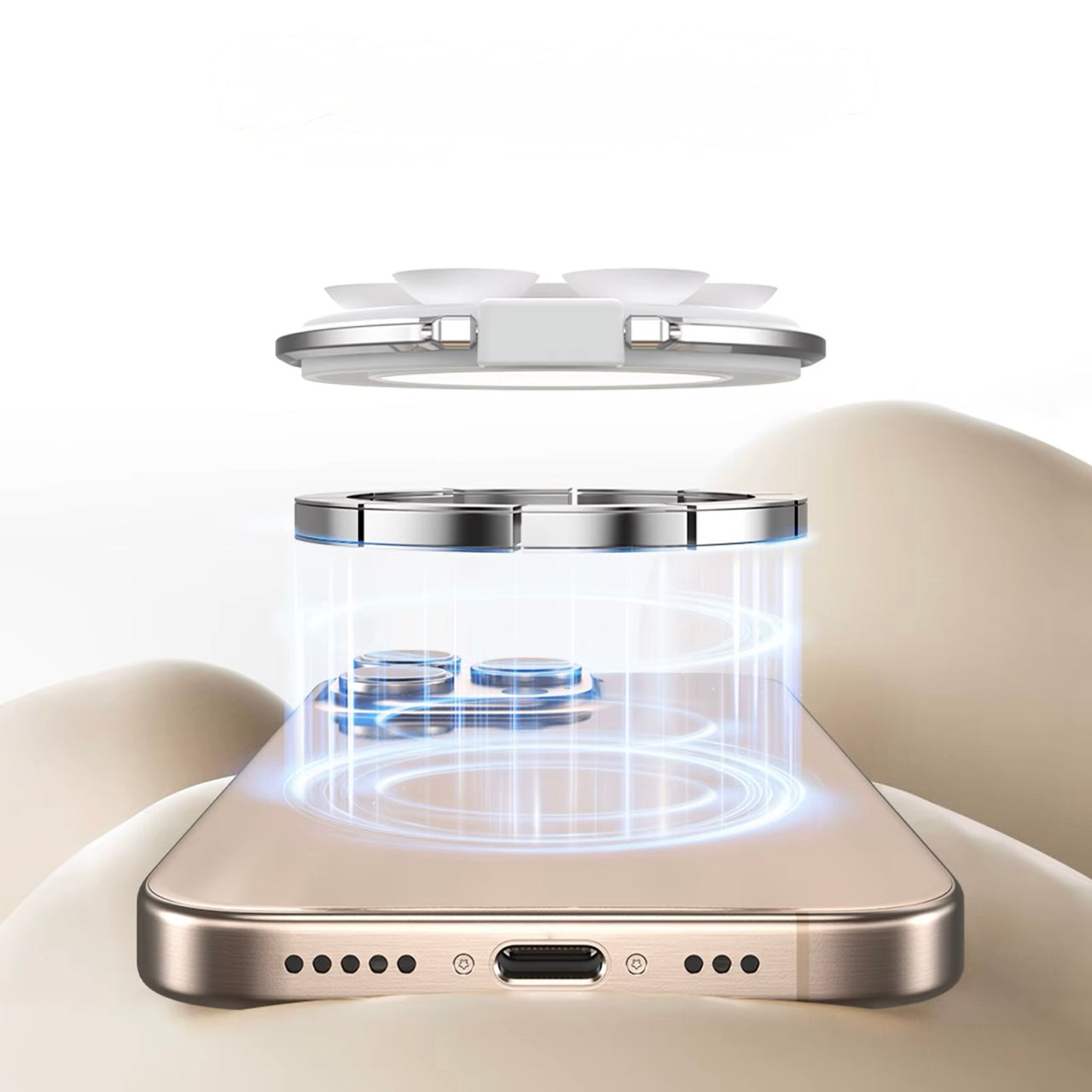 Magnetic Shower Phone Holder