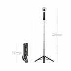 Μαγνητικό τρίποδο selfie με τηλεχειριστήριο