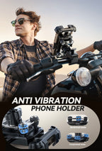 Anti-Vibration Motorcycle Phone Mount