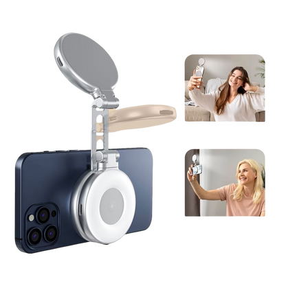 Luz magnética para selfies