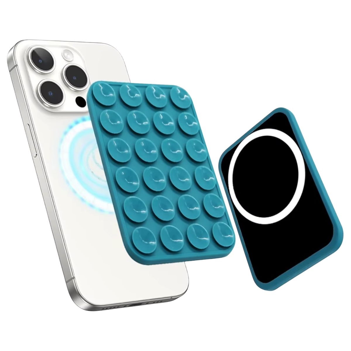Magnetische siliconen telefoonhouder