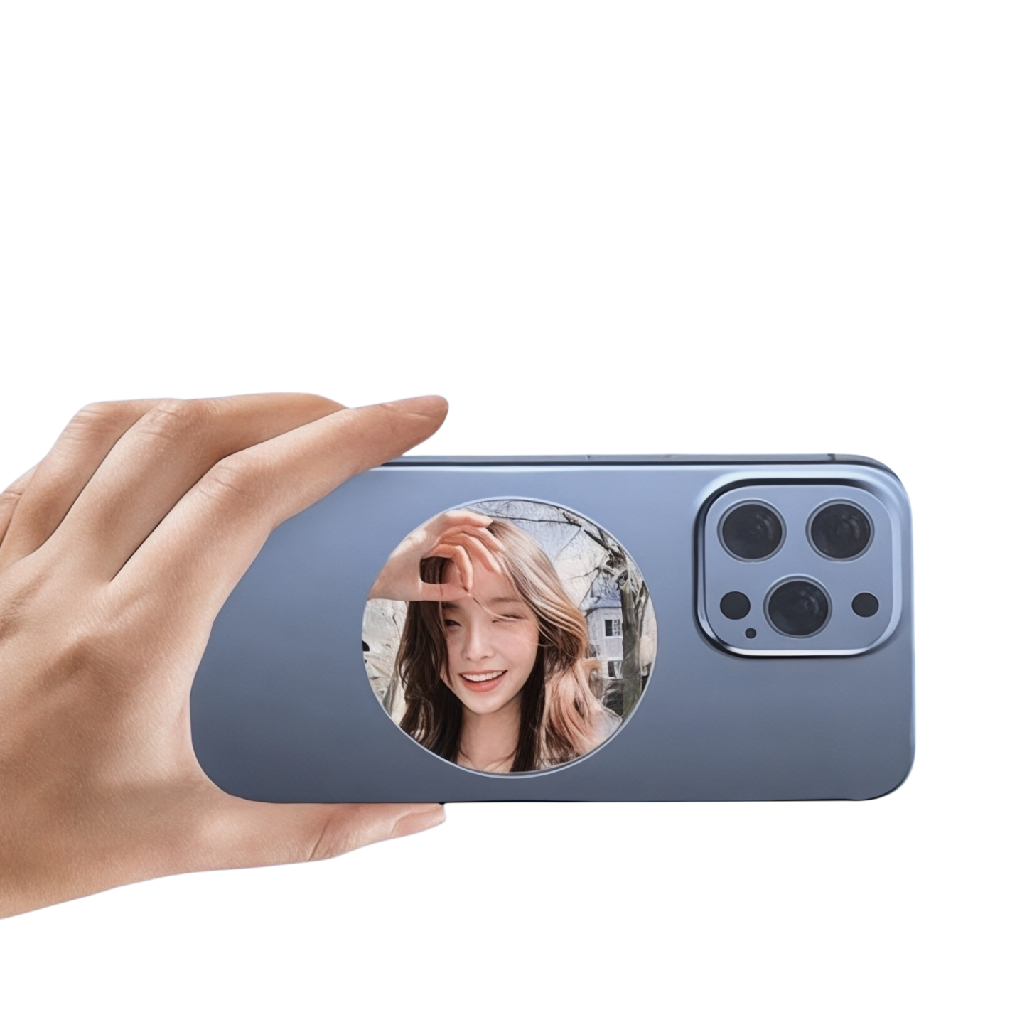 Espejo magnético para selfies