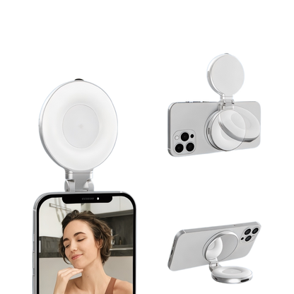 Luz magnética para selfies