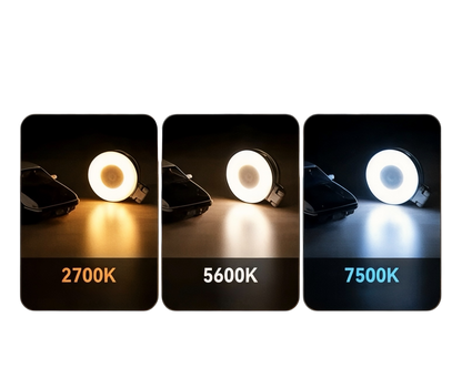 Luz magnética para selfies
