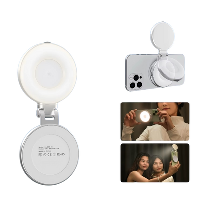 Luz magnética para selfies