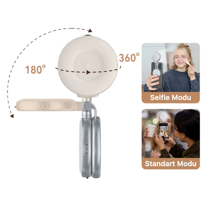 Luz magnética para selfies