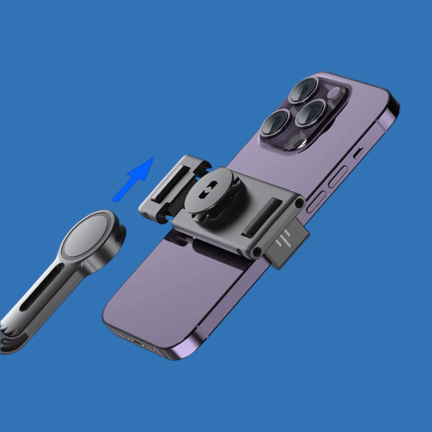 Stabilisateur de téléphone intelligent avec éclairage de remplissage amovible et trépied