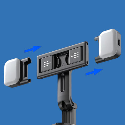 Stabilisateur de téléphone intelligent avec éclairage de remplissage amovible et trépied