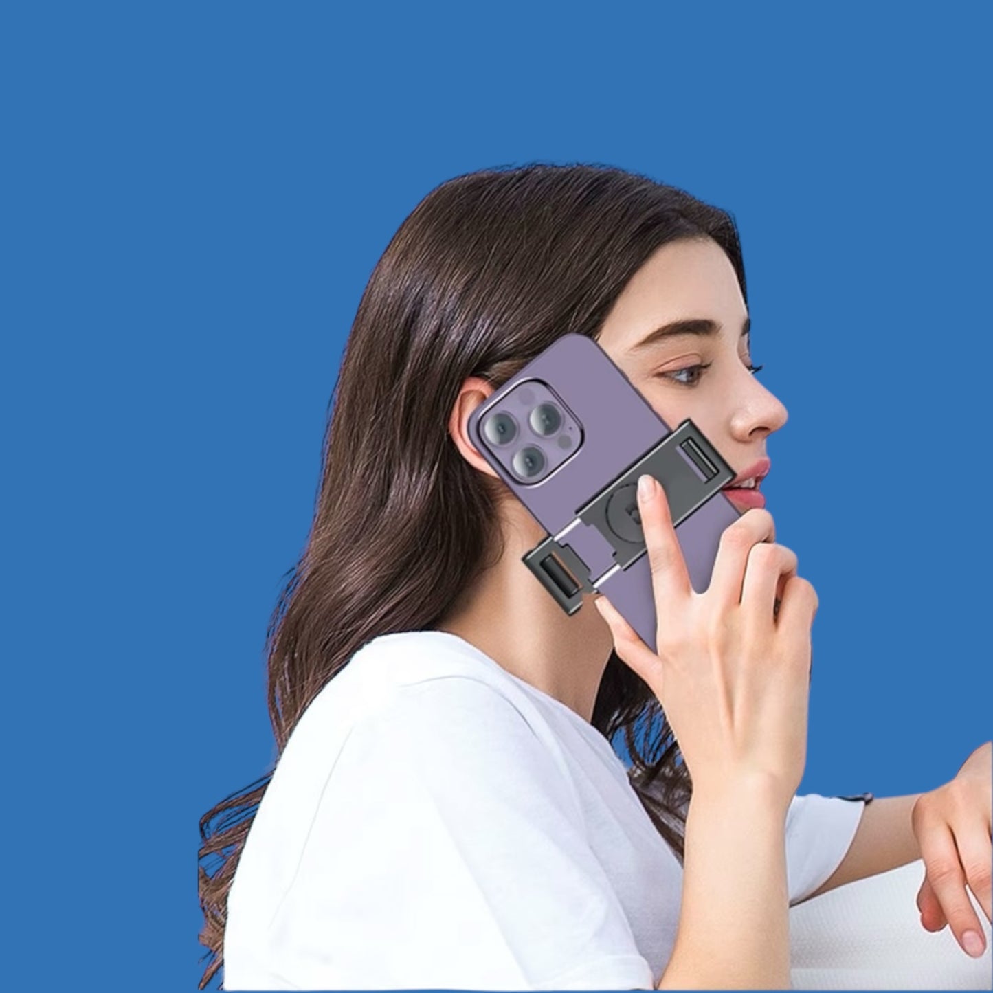 Stabilisateur de téléphone intelligent avec éclairage de remplissage amovible et trépied