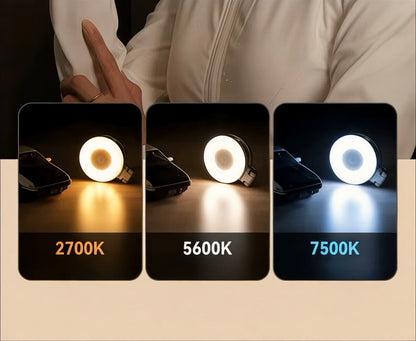 Lumière magnétique pour selfie