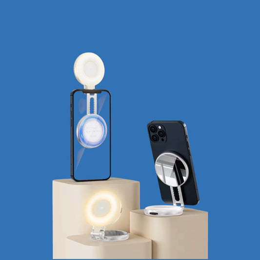 Lumière magnétique pour selfie