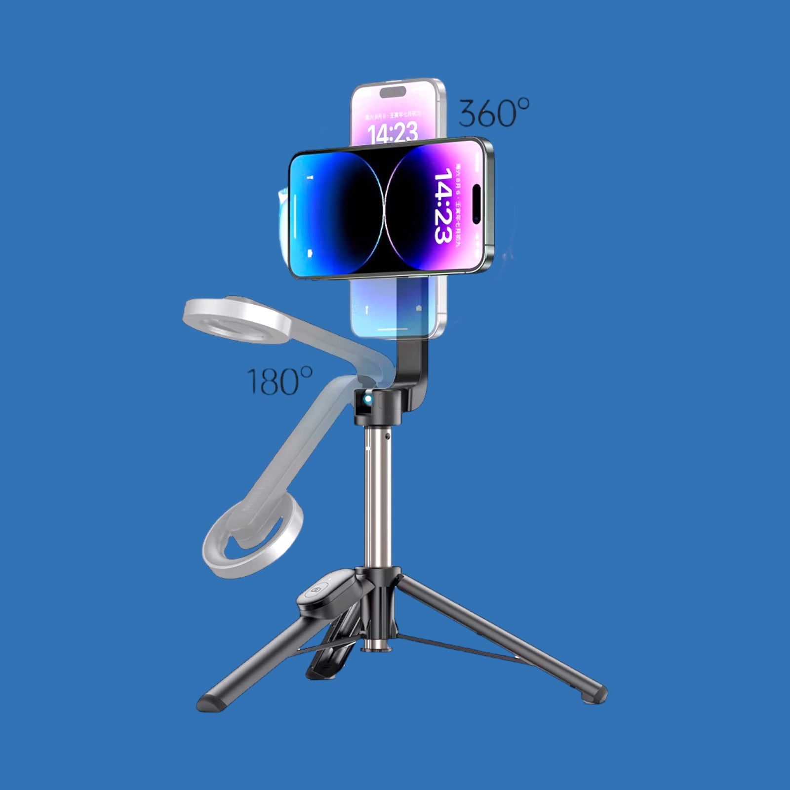 Magnetic Selfie Tripod with Remote