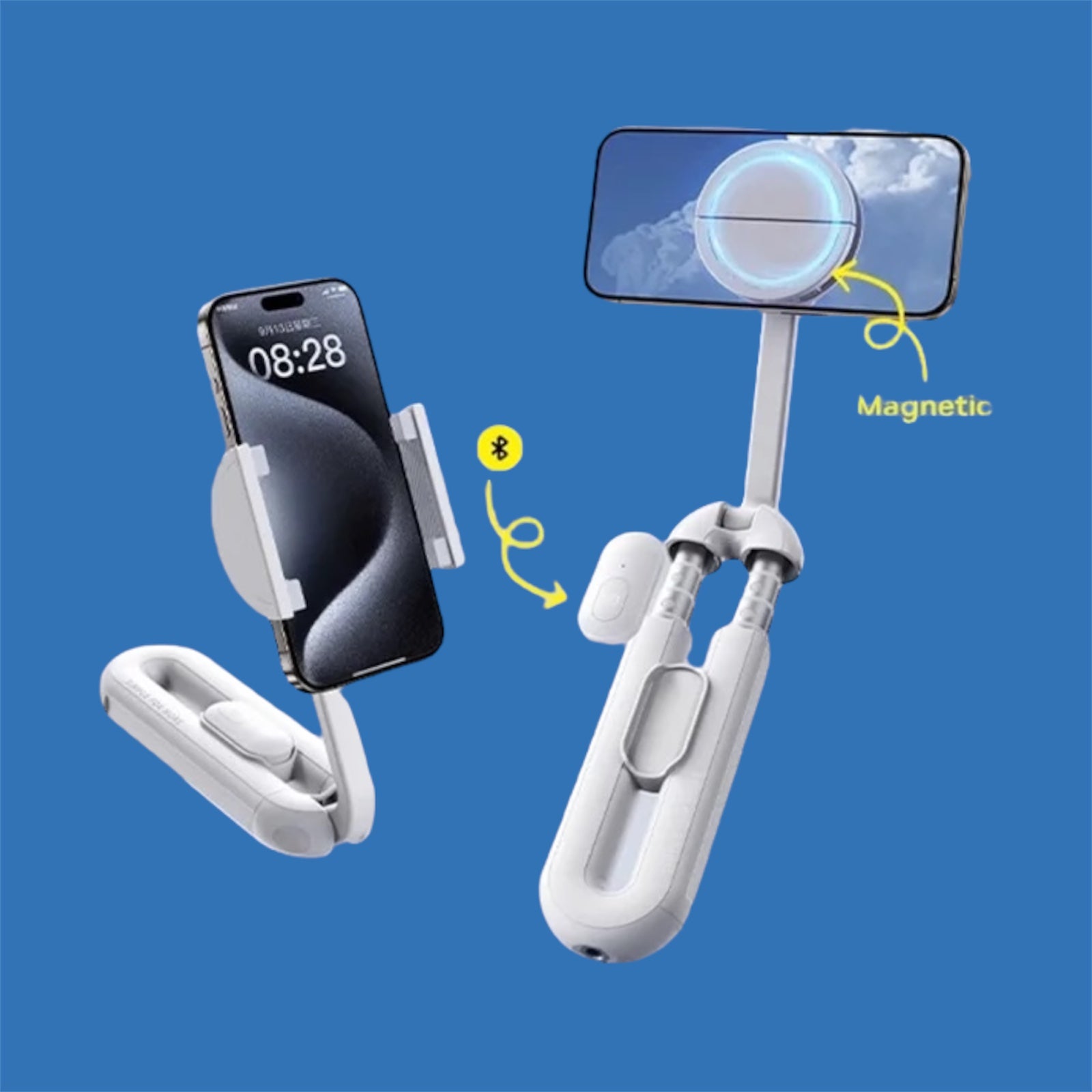 Magnetic Bluetooth Selfie Stick