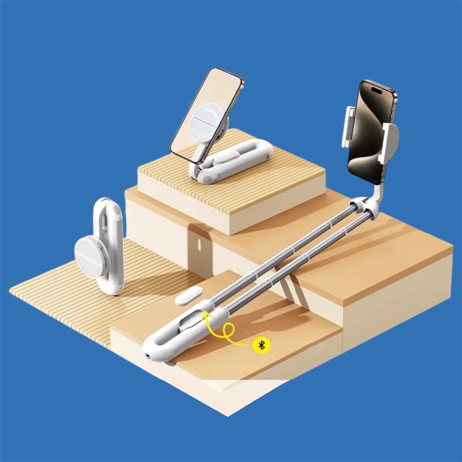 Magnetic Bluetooth Selfie Stick