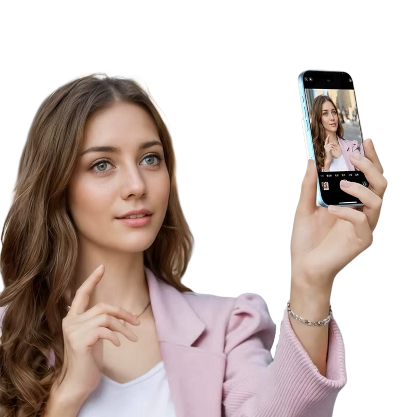 Pantalla magnética para selfies con Bluetooth