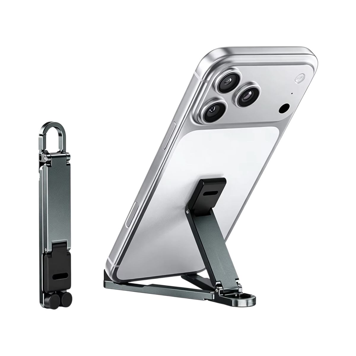 Aluminum Keychain Phone Stand