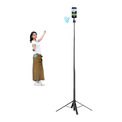 Trípode magnético con apertura automática para selfies