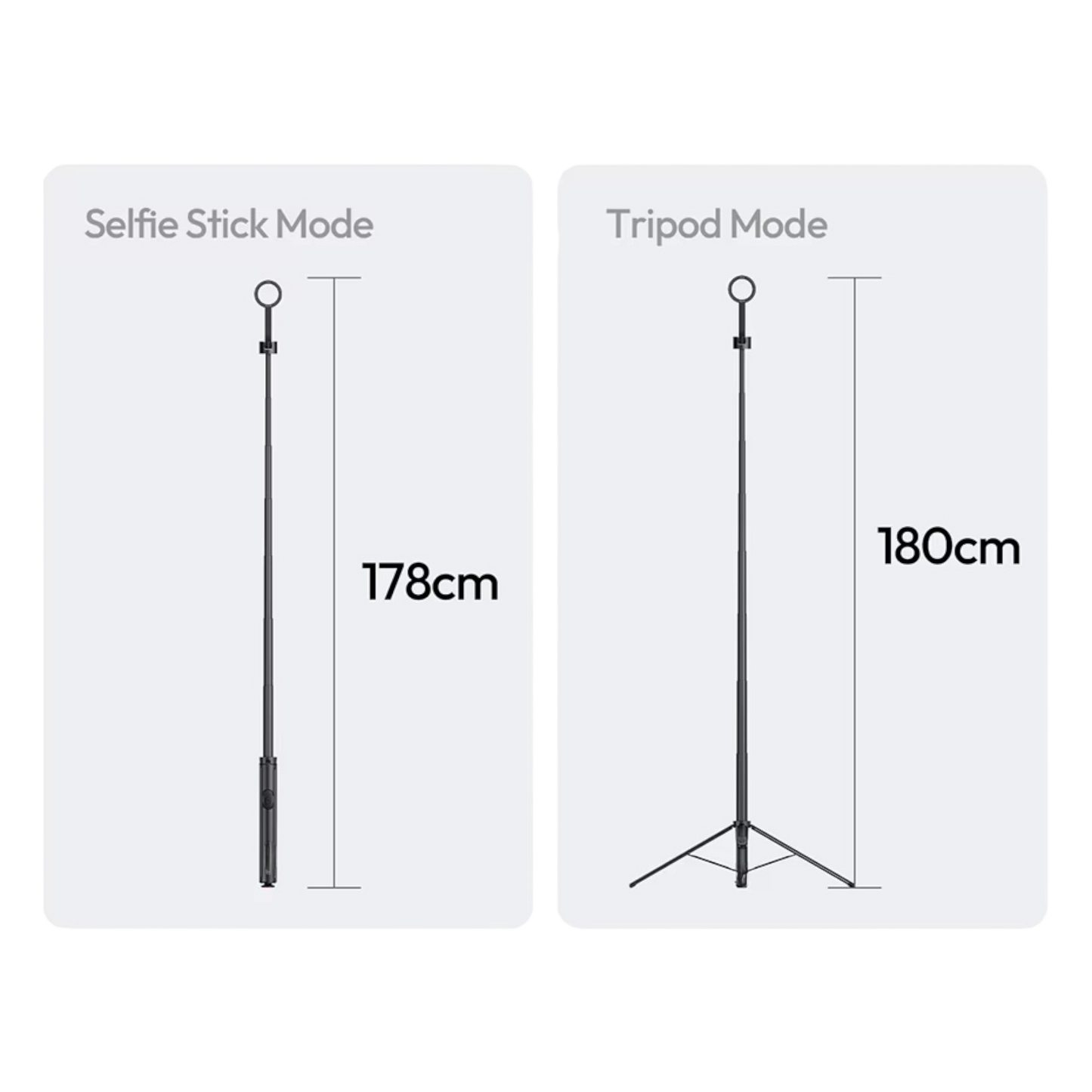 Trípode magnético con apertura automática para selfies